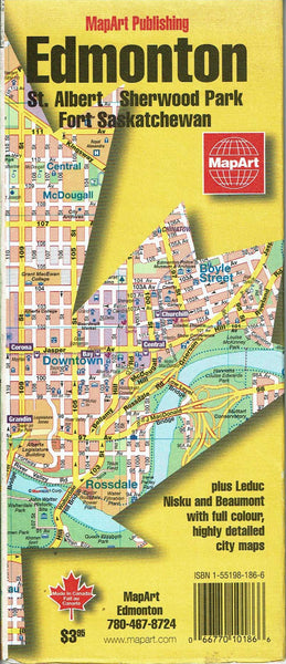 Edmonton | St. Albert | Sherwood Park | Fort Saskatchewan - Wide World Maps & MORE! - Book - Wide World Maps & MORE! - Wide World Maps & MORE!