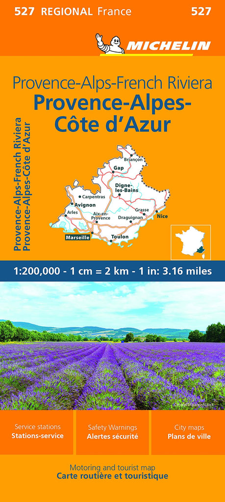 France: Provence-Alps-French Riviera Map 527: Provence-Alps-French Riviera Map 527 (Michelin Maps, 527) (English and French Edition) [Map] Michelin - Wide World Maps & MORE!