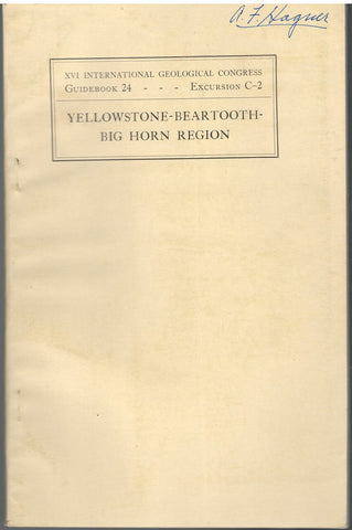Yellowstone--Beartooth--Big Horn region, - Wide World Maps & MORE! - Book - Wide World Maps & MORE! - Wide World Maps & MORE!