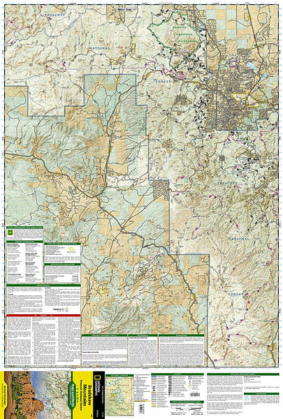 Bradshaw Mountains [Prescott National Forest] (National Geographic Trails Illustrated Map) - Wide World Maps & MORE! - Map - National Geographic Maps - Wide World Maps & MORE!