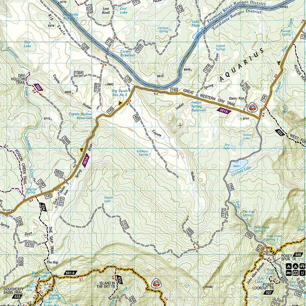 Mount Dutton, Aquarius Plateau (National Geographic Trails Illustrated Map, 705) - Wide World Maps & MORE! - Map - National Geographic Maps - Wide World Maps & MORE!