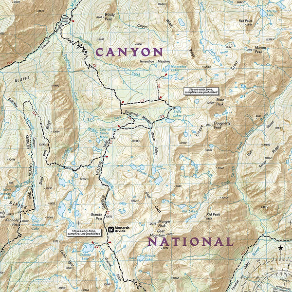 Sequoia and Kings Canyon National Parks (National Geographic Trails Illustrated Map, 205) - Wide World Maps & MORE!