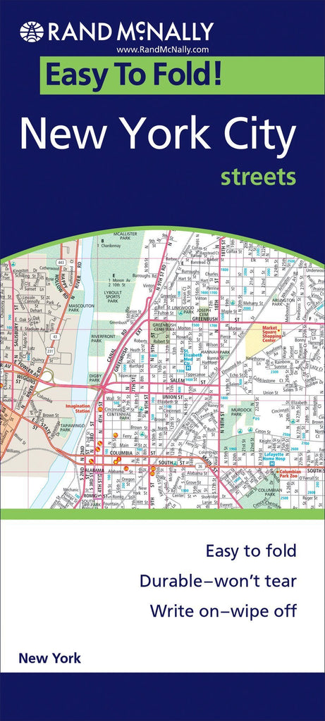 Easy Finder Map New York City (Easyfinder Maps) - Wide World Maps & MORE! - Map - Rand McNally - Wide World Maps & MORE!