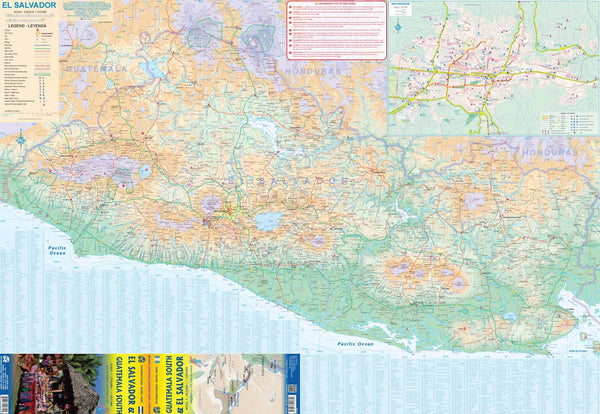 El Salvador 1 : 270 000 / South Guatemala - Wide World Maps & MORE!