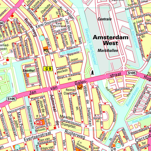 Michelin Map Amsterdam (City #36) - Wide World Maps & MORE! - Map - Michelin Travel & Lifestyle - Wide World Maps & MORE!