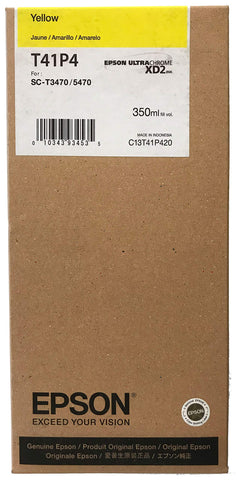 Epson 350 ml - High Capacity - Yellow - Original -Ink Cartridge - for SureColor T3470, T5470 - Wide World Maps & MORE!