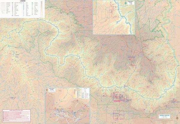 Grand Canyon 1:90,000 and Arizona 1:1,000,000 Travel Reference Map - Wide World Maps & MORE! - Map - ITMB Publishing, Ltd. - Wide World Maps & MORE!