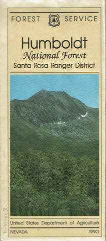 Santa Rosa Ranger District, Humboldt National Forest, Nevada - Wide World Maps & MORE! - Book - Wide World Maps & MORE! - Wide World Maps & MORE!
