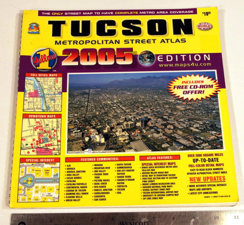 Tucson Metropolitan Street Atlas - Wide World Maps & MORE!