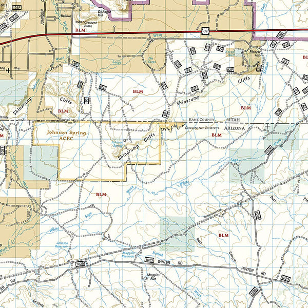 Paria Canyon, Kanab [Vermillion Cliffs National Monument, Grand Staircase-Escalante National Monument] (National Geographic Trails Illustrated Map #859) - Wide World Maps & MORE!