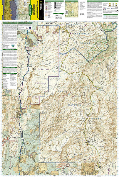 Mazatzal and Pine Mountain Wilderness Areas [Coconino, Prescott, and Tonto National Forests] (National Geographic Trails Illustrated Map 850) - Wide World Maps & MORE! - Map - National Geographic Maps - Wide World Maps & MORE!