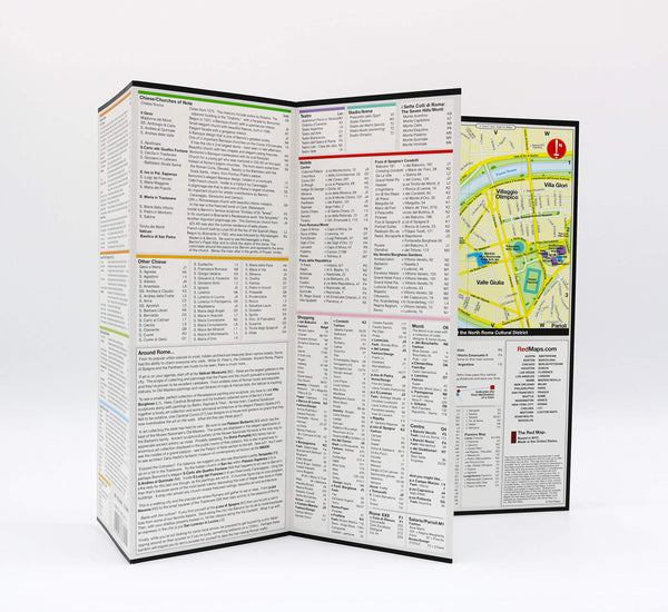 Red Maps ROME Street Map and City Guide - Wide World Maps & MORE! - Book - Wide World Maps & MORE! - Wide World Maps & MORE!