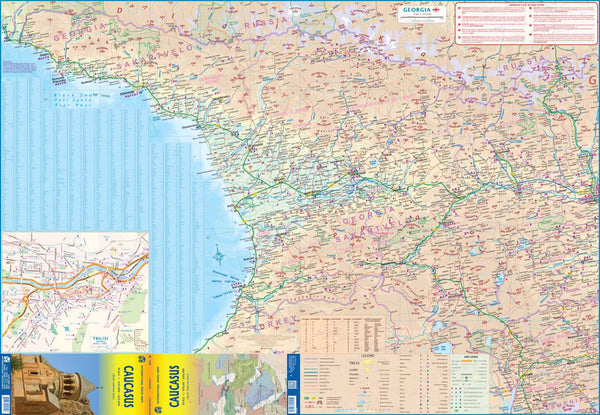 Caucasus Travel Reference Map 1:430K /1:650K - Wide World Maps & MORE! - Map - ITMB Publishing, Ltd. - Wide World Maps & MORE!