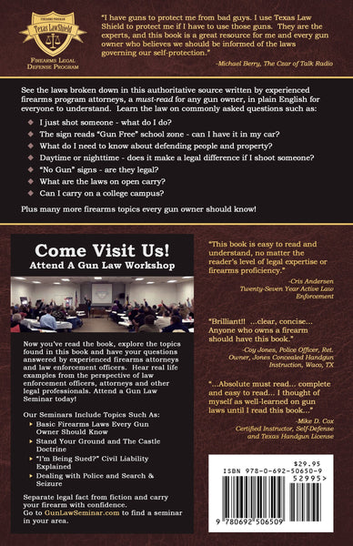 Texas Gun Law: Armed And Educated (2016-2017 Edition) - Wide World Maps & MORE! - Book - Wide World Maps & MORE! - Wide World Maps & MORE!