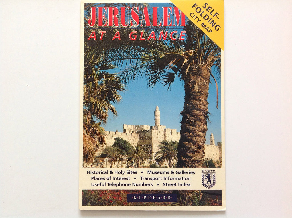 Jerusalem: At a Glance - Wide World Maps & MORE! - Book - Wide World Maps & MORE! - Wide World Maps & MORE!