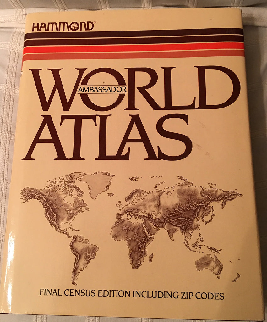 Hammond Ambassador World Atlas Hammond Inc and Hammond Incorporated - Wide World Maps & MORE!