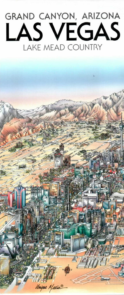 Unique Media Map: Las Vegas - Wide World Maps & MORE! - Book - Wide World Maps & MORE! - Wide World Maps & MORE!