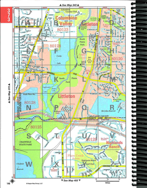 Denver Colorado Regional Street Guide Atlas-by Mapsco - Wide World Maps & MORE!