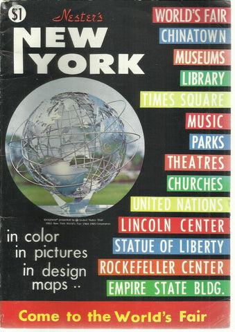Nester's New York Come to the World's Fair (in color, in pictures, in design maps..) [Paperback] UNIWORLD - Wide World Maps & MORE!
