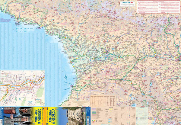 Georgia & Armenia | Tbilisi, Yerevan - Wide World Maps & MORE! - Map - ITMB Publishing, Ltd. - Wide World Maps & MORE!