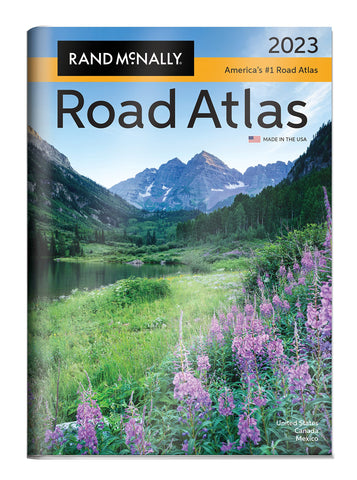 Rand McNally 2023 Road Atlas with Protective Vinyl Cover (Rand McNally Road Atlas United States/ Canada/Mexico (GIFT EDITION)) [Paperback] Rand McNally - Wide World Maps & MORE!