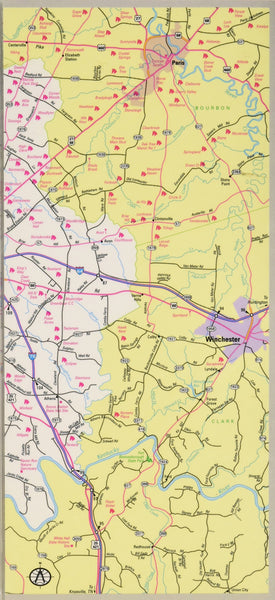 1997 Kentucky (EasyFinder) [Archival Copy] - Wide World Maps & MORE!