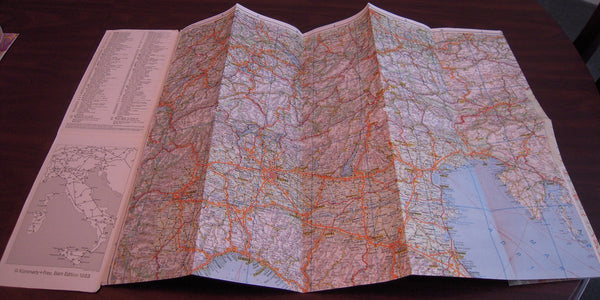 Italy/Italien/Italie/Italia - Roadmap of Italy (1:1 000 000 scale map) (German, English, Italian and French Edition) Kummerly and Frey - Wide World Maps & MORE!