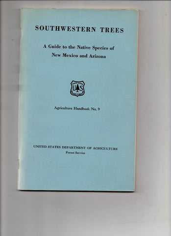 Southwestern Trees: A Guide to the Native Species of New Mexico and Arizona Agriciculture Handbook No. 9 - Wide World Maps & MORE! - Book - Wide World Maps & MORE! - Wide World Maps & MORE!
