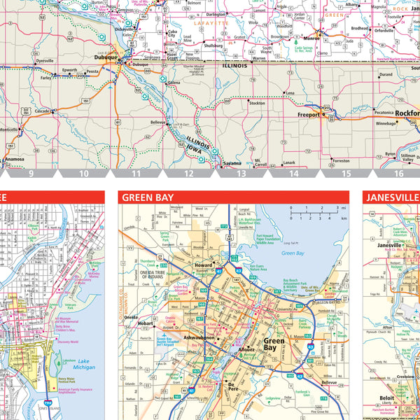 Rand McNally Easy To Read: Wisconsin State Map [Map] Rand McNally - Wide World Maps & MORE!