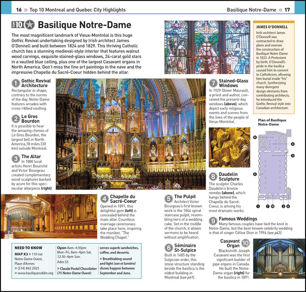 Top 10 Montreal and Quebec City (DK Eyewitness Travel Guide) - Wide World Maps & MORE! - Book - Wide World Maps & MORE! - Wide World Maps & MORE!