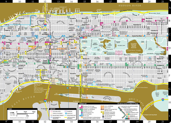 Artwise Manhattan Museum Map - Laminated Museum Map of Manhattan, NY - Wide World Maps & MORE! - Book - StreetWise - Wide World Maps & MORE!