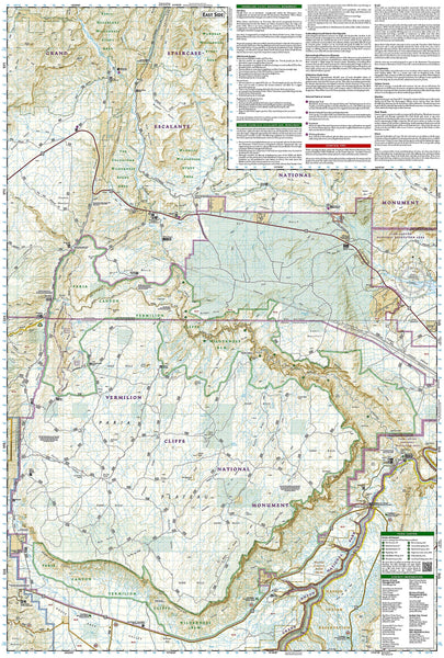 Paria Canyon, Kanab [Vermillion Cliffs National Monument, Grand Staircase-Escalante National Monument] (National Geographic Trails Illustrated Map #859) - Wide World Maps & MORE!