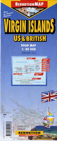 Virgin Islands US & British Road Map - Wide World Maps & MORE!