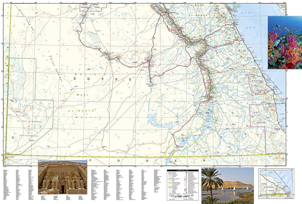 Egypt (National Geographic Adventure Map, 3202) - Wide World Maps & MORE!