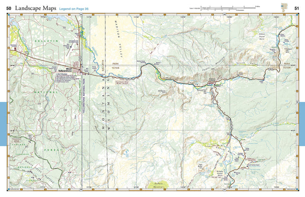 Greater Yellowstone & Grand Teton Recreation Atlas & Guide - Wide World Maps & MORE!
