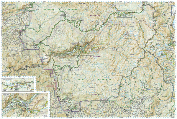 Yosemite National Park (National Geographic Trails Illustrated Map, 206) - Wide World Maps & MORE!