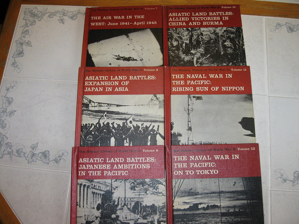 The Military History of World War II. 18 Volume Set [Hardcover] Trevor Nevitt Dupuy - Wide World Maps & MORE!