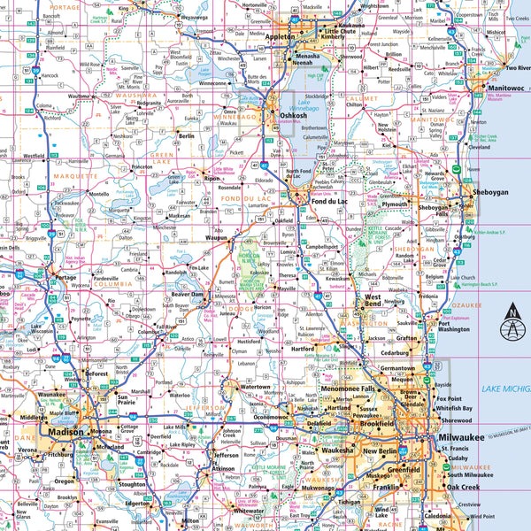 Rand McNally Easy To Read: Wisconsin State Map [Map] Rand McNally - Wide World Maps & MORE!