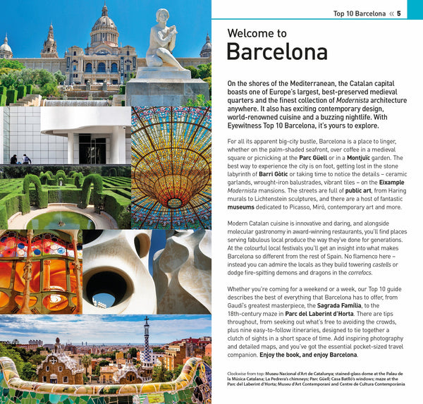Top 10 Barcelona (Eyewitness Top 10 Travel Guide) - Wide World Maps & MORE! - Book - DK Eyewitness Travel - Wide World Maps & MORE!