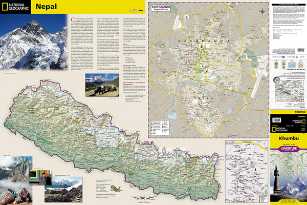 Khumbu [Nepal] (National Geographic Adventure Map) - Wide World Maps & MORE! - Book - Brand: National Geographic Maps - Wide World Maps & MORE!