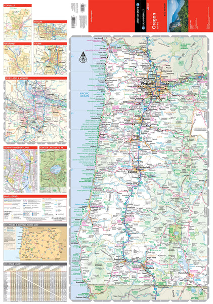 Rand McNally Easy To Read: Oregon State Map [Map] Rand McNally - Wide World Maps & MORE!