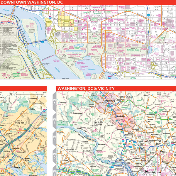 Rand McNally Easy To Read: Delaware, Maryland State Map Rand McNally - Wide World Maps & MORE!