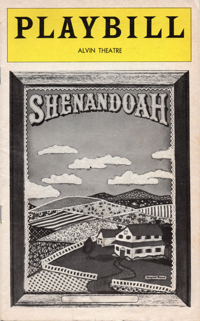 Shenandoah Playbill for the Original Broadway Production, Starring John Cullum, Alvin Theatre - February 1976 - Wide World Maps & MORE! - Book - Wide World Maps & MORE! - Wide World Maps & MORE!