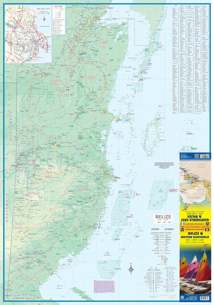 Belize & Eastern Guatemala 1:300K/470K - Wide World Maps & MORE! - Map - ITMB Publishing, Ltd. - Wide World Maps & MORE!