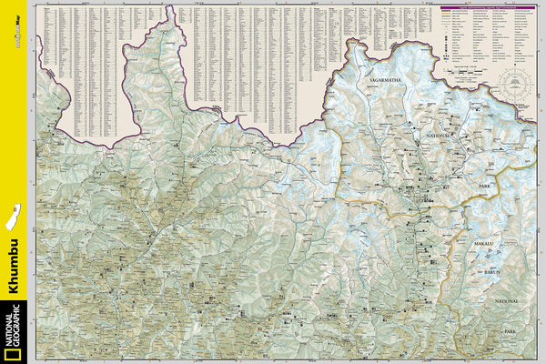 Khumbu [Nepal] (National Geographic Adventure Map) - Wide World Maps & MORE! - Book - Brand: National Geographic Maps - Wide World Maps & MORE!