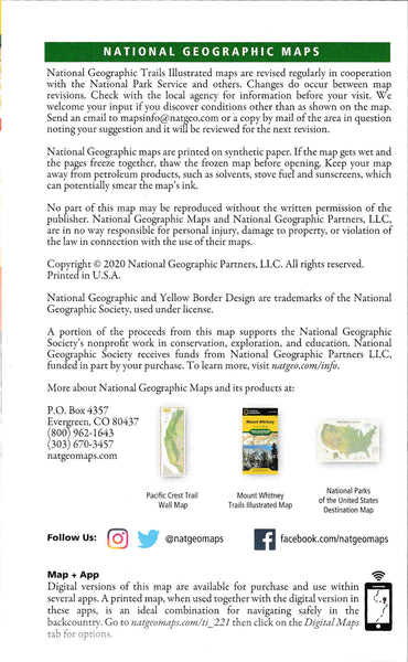 Death Valley National Park (National Geographic Trails Illustrated Map, 221) - Wide World Maps & MORE!