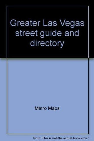 Greater Las Vegas Street Guide and Directory 2006 - Wide World Maps & MORE! - Map - Metro Maps - Wide World Maps & MORE!