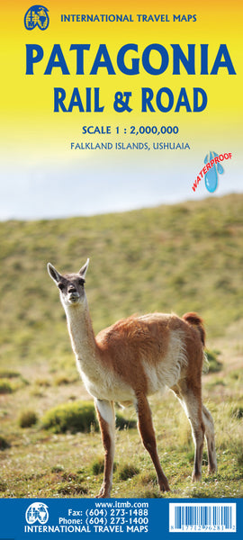 Patagonia Rail and Road Map - Wide World Maps & MORE!