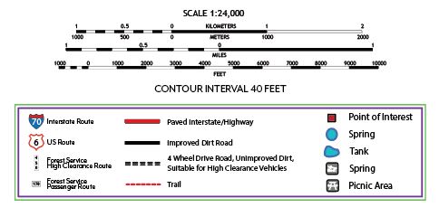 Governors Peak, Arizona / Off-Road Series - Wide World Maps & MORE!