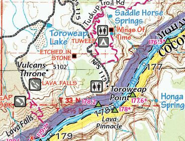 Grand Canyon West Recreation Map - Wide World Maps & MORE!